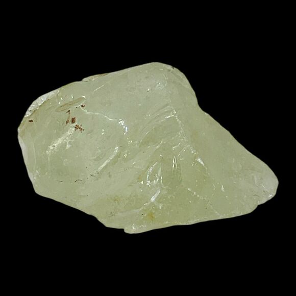 Pale Yellow Art Glass Cullet Glowing Slag Glass #4GX260 - Picture 7 of 8